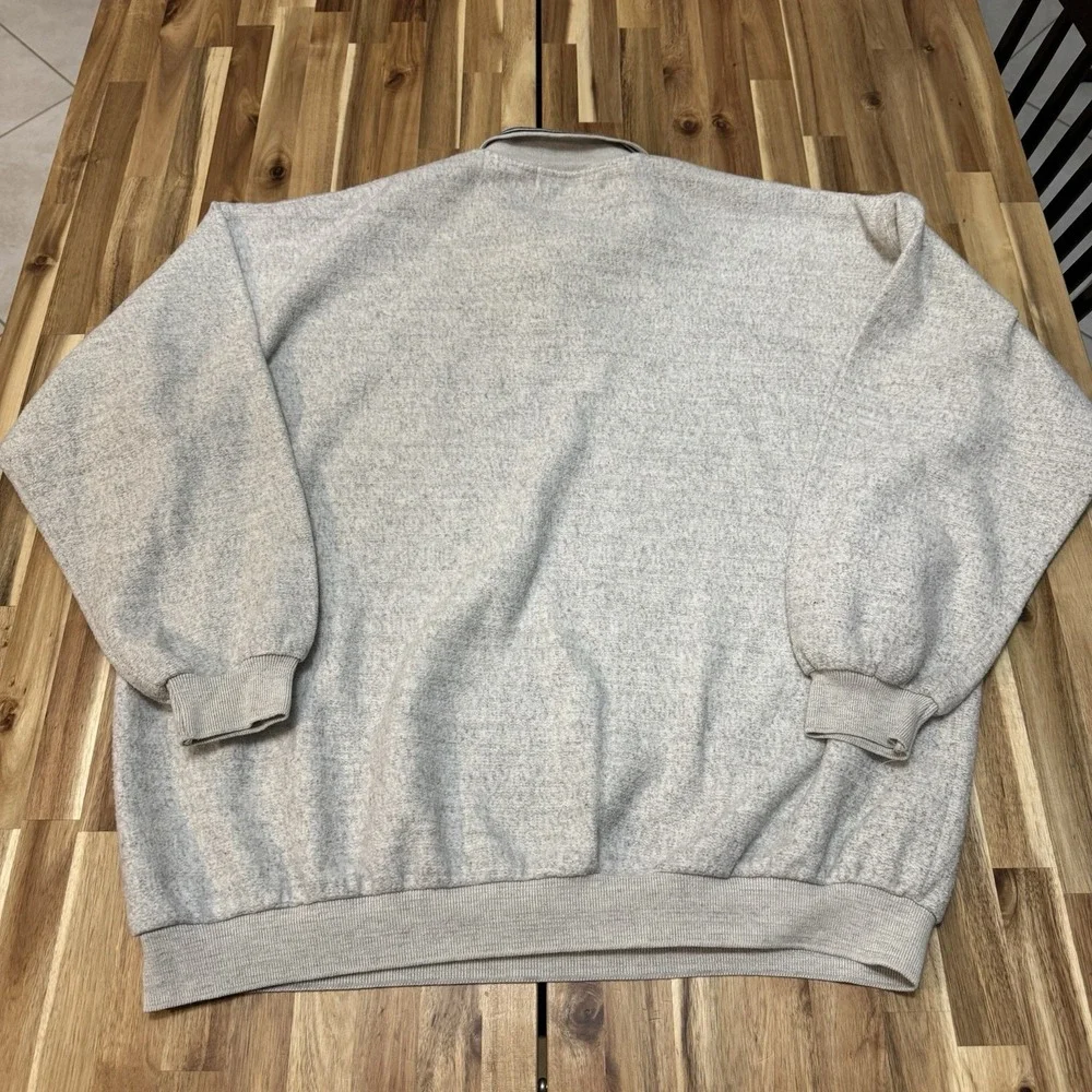 Vintage Texas Tech Red Raiders Sweatshirt Mens 2XL Gray Collared Football 90s